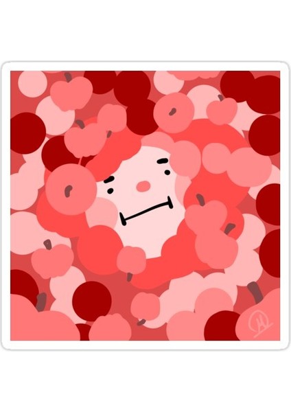 Bir Pple Sticker Araba Oto Arma Duvar Sticker Ev Dekoratif Çıkartma 15 cm