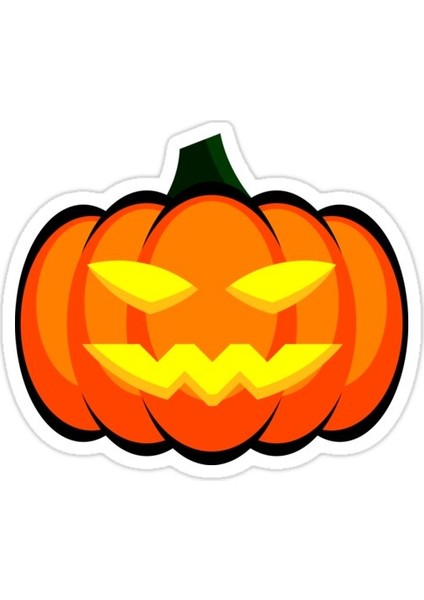 Balkabağı Lokumu Sticker Araba Oto Arma Duvar Sticker Ev Dekoratif Çıkartma 15 cm