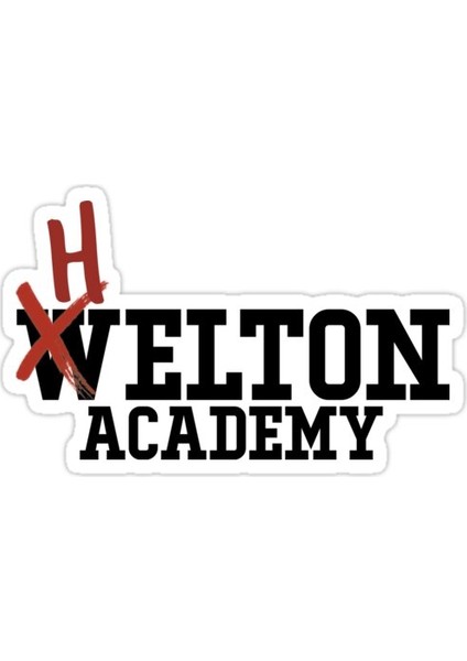 Welton Akademi Sticker Araba Oto Arma Duvar Sticker Ev Dekoratif Çıkartma 15 cm