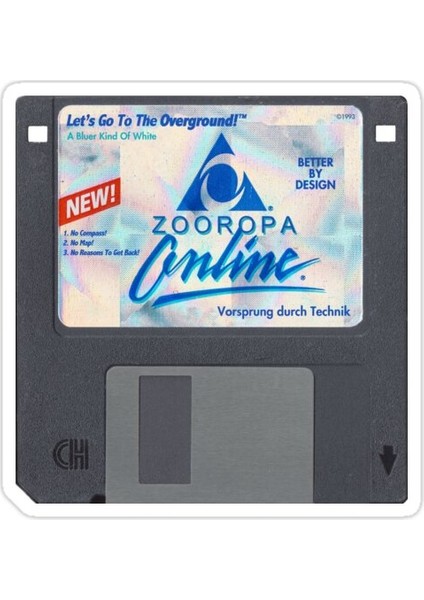 Zooropa Sticker Araba Oto Arma Duvar Sticker Ev Dekoratif Çıkartma 15 cm