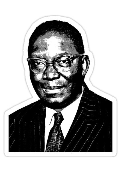 Nnamdi Azikiwe Sticker Araba Oto Arma Duvar Sticker Ev Dekoratif Çıkartma 15 cm
