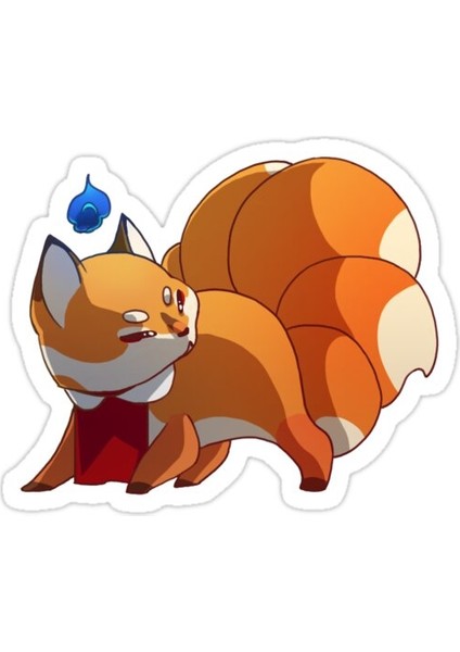 Fox Sticker Araba Oto Arma Duvar Sticker Ev Dekoratif Çıkartma 15 cm