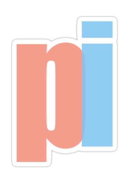 Pi Sticker Araba Oto Arma Duvar Sticker Ev Dekoratif Çıkartma 15 cm