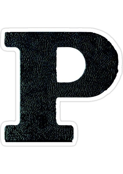 P Sticker Araba Oto Arma Duvar Sticker Ev Dekoratif Çıkartma 15 cm