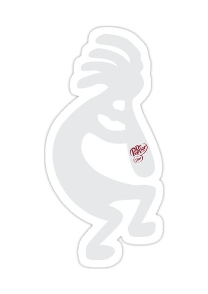 Kokopelli Pop Sticker Araba Oto Arma Duvar Sticker Ev Dekoratif Çıkartma 15 cm
