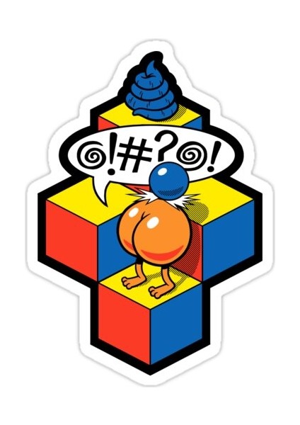 Q-Butt Sticker Araba Oto Arma Duvar Sticker Ev Dekoratif Çıkartma 15 cm