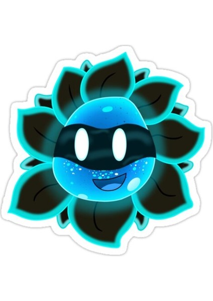 Gölge Çiçek Sticker Araba Oto Arma Duvar Sticker Ev Dekoratif Çıkartma 15 cm