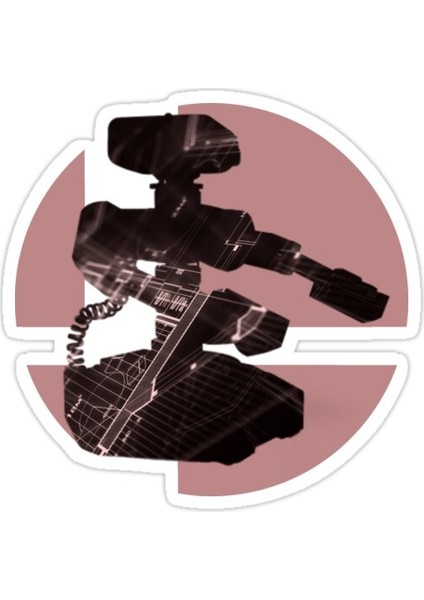 SM4SH - Rob Sticker Araba Oto Arma Duvar Sticker Ev Dekoratif Çıkartma 15 cm