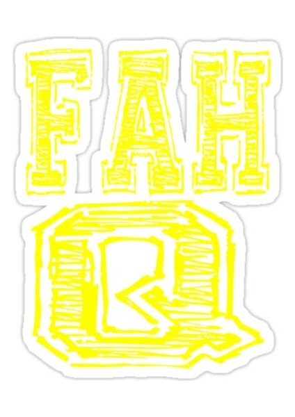 Fah Q Sticker Araba Oto Arma Duvar Sticker Ev Dekoratif Çıkartma 15 cm