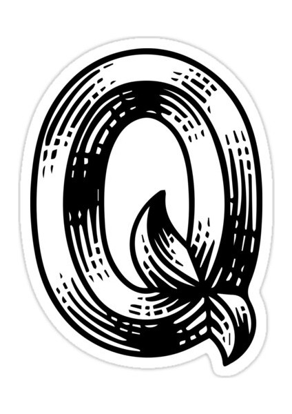 Alfa, Q Sticker Araba Oto Arma Duvar Sticker Ev Dekoratif Çıkartma 15 cm