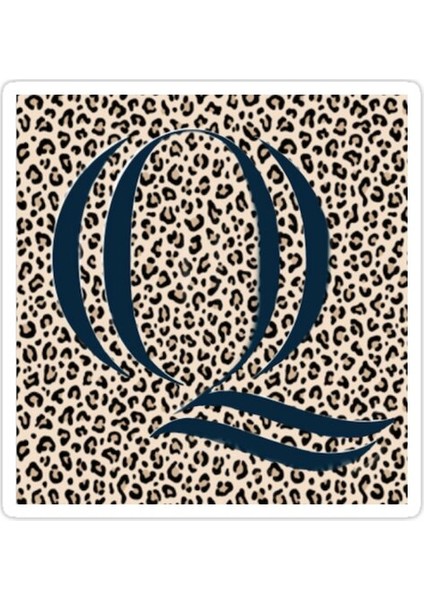Leopar Qu Sticker Araba Oto Arma Duvar Sticker Ev Dekoratif Çıkartma 15 cm