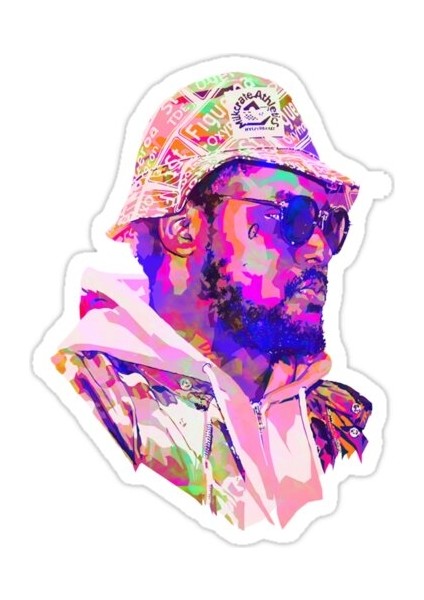Schoolboy Q Sticker Araba Oto Arma Duvar Sticker Ev Dekoratif Çıkartma 15 cm