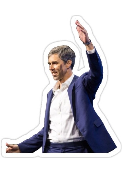 Beto O'rourke Sticker Araba Oto Arma Duvar Sticker Ev Dekoratif Çıkartma 15 cm