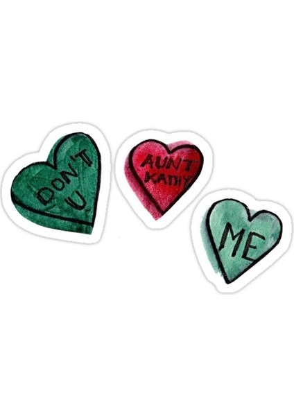 Teyze Değil Sticker Araba Oto Arma Duvar Sticker Ev Dekoratif Çıkartma 15 cm