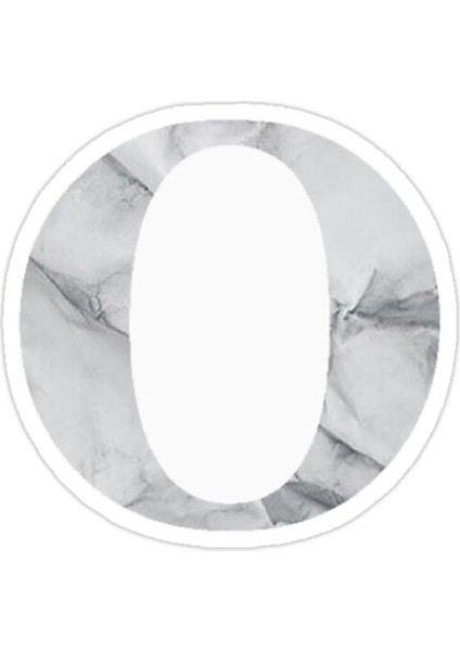 O Sticker Araba Oto Arma Duvar Sticker Ev Dekoratif Çıkartma 15 cm