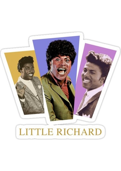 Küçük Richard Sticker Araba Oto Arma Duvar Sticker Ev Dekoratif Çıkartma 15 cm