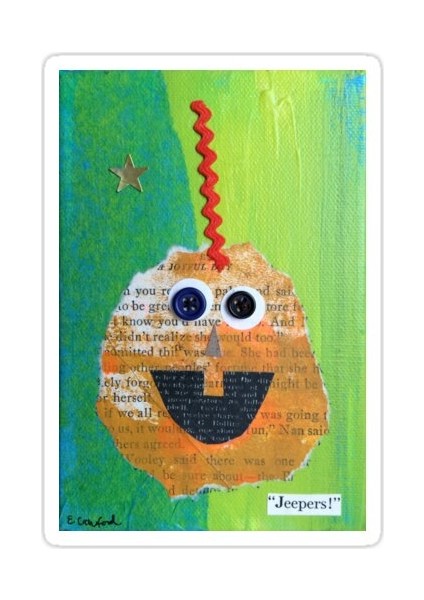 Jeepers! ' Sticker Araba Oto Arma Duvar Sticker Ev Dekoratif Çıkartma 15 cm