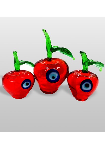 3 Lü Kırmızı Elma Seti 085