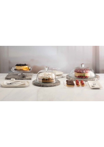 Pattiserie Kapaklı Servis Tabağı 30 cm modelleri