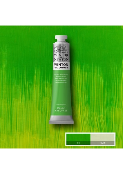 Winsor Newton Winton Yağlı Boya 200 ml N:403 Phthalo Yellow Green