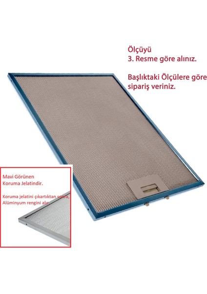 Simfer Aspiratör & Davlumbaz Yağ Filtresi 27,5 X 35 cm Af0052