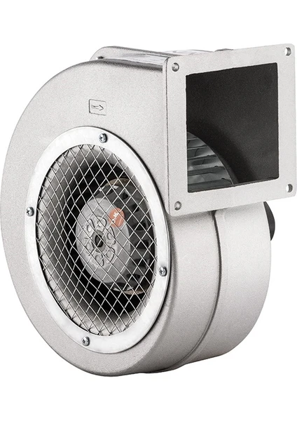 BDRAS 160-60 2250 D/D 220/230 volt Monofaze Aluminyum Gövdeli Salyangoz Fan Öne Eğimli