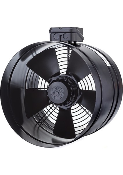 30 cm çapında BORAX 300-2K 2600 D/D 220/230 volt Monofaze Aksiyel Kanal Tipi Fan