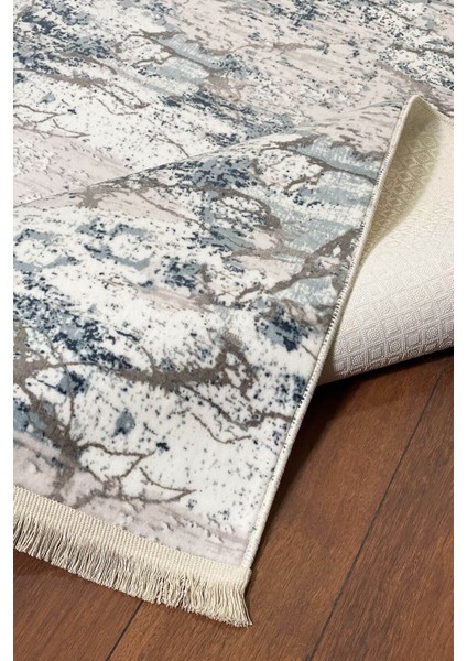 Etna Mavi Kaymaz Taban Yıkanabilir Halı Saçaksız fiyatları