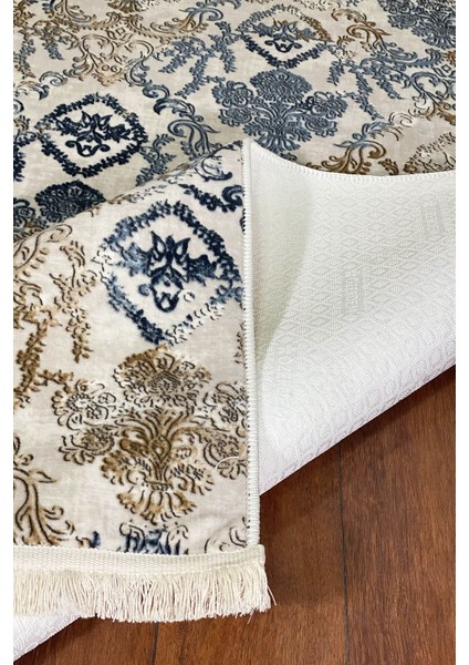 Nisan Mavi Kaymaz Taban Yıkanabilir Halı fiyatları