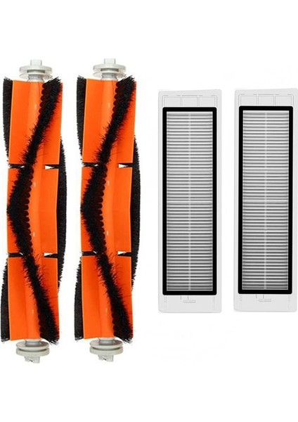 Vacuum Mop Uyumlu 2li Hepa Filtre ve 2li Ana Fırça