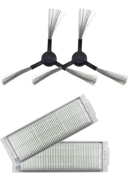 Vacuum Mop P Stytj02ym Uyumlu 2li Hepa Filtre ve 2li Yan Fırça