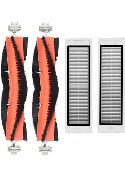 Dreame D9 Uyumlu 2li Hepa Filtre ve 2li Ana Fırça