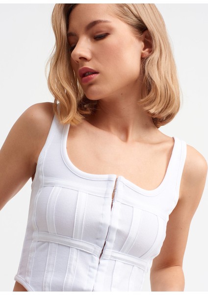 3791 Korse Top-Beyaz fiyatları