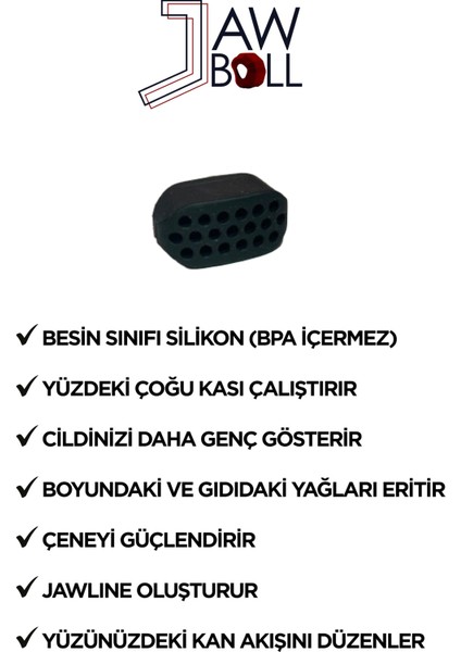 Çene Çizgisi Jawline Egzersiz Silikonu