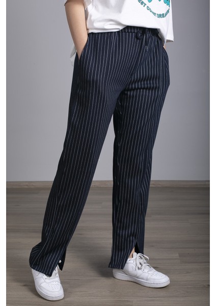 Mad Girls Lacivert Pantolon MG1107
