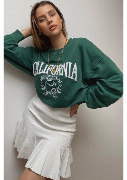 Mad Girls Haki Sweatshirt MG1112 fiyatları