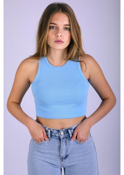 Mad Girls Mavi Crop Top MG1113