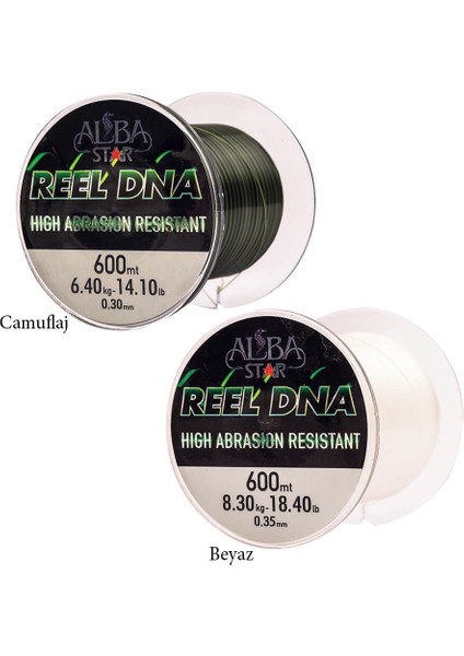 Reel Dna Misina BEYAZ-0.30MM - 600MT - 6.4kg fiyatları