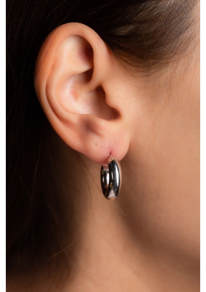 Halka Küpe Gold Altın Kaplama Kadın Gümüş Küpe 925 Ayar fiyatları