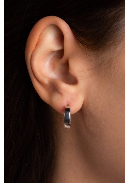 Halka Küpe Gümüş Altın Kaplama Kadın Gümüş Küpe 925 Ayar fiyatları