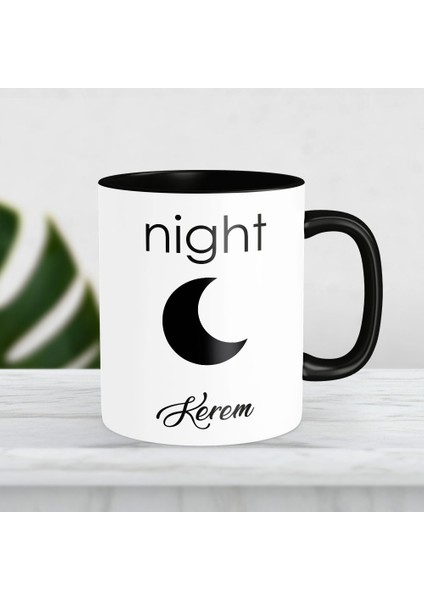 Kişiye Özel Hediye Isimli Night Baskılı Kupa Bardak 6439