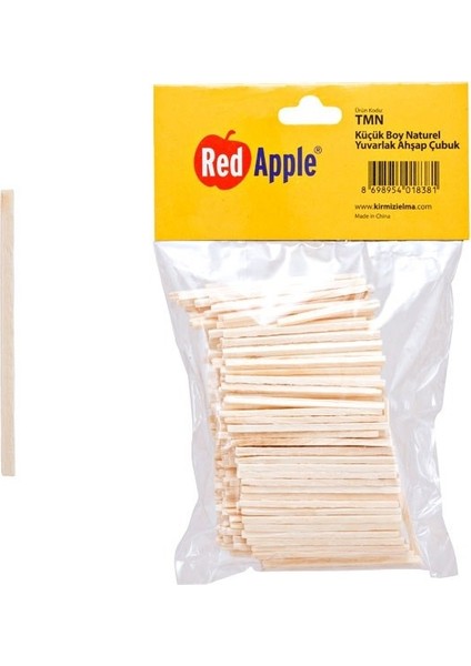 Küçük Naturel Ahşap Kibrit Çöpü