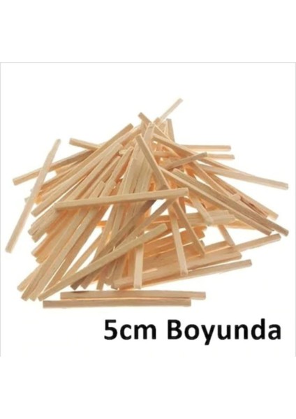 Küçük Naturel Ahşap Kibrit Çöpü