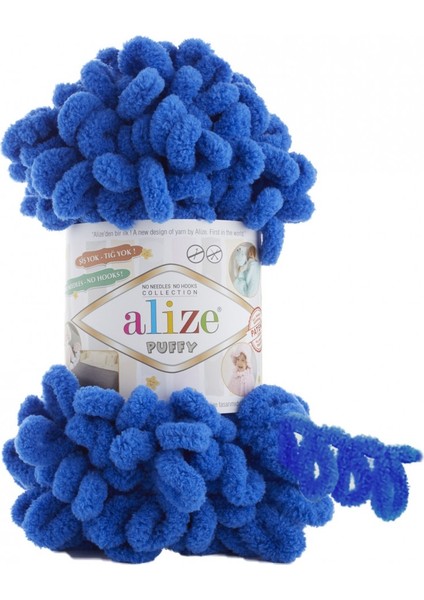 Puffy El Örgü Ipi 141 Saks Mavi 5'li Paket