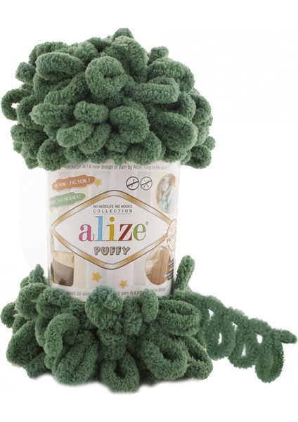 Puffy El Örgü Ipi 532 Çam Yeşili 5'li Paket