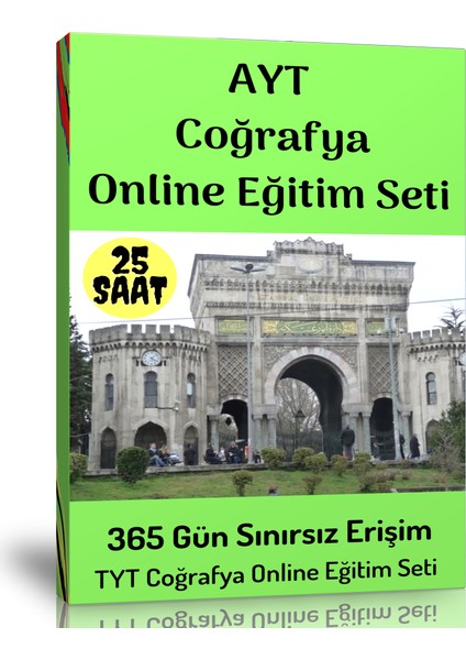 Enine Boyuna Eğitim Ayt Coğrafya Online Görüntülü Eğitim Seti