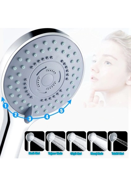Solid 5 Fonksiyonlu Duş Başlığı fiyatları