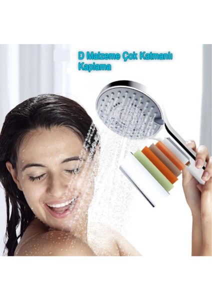 Solid 5 Fonksiyonlu Duş Başlığı fırsatları