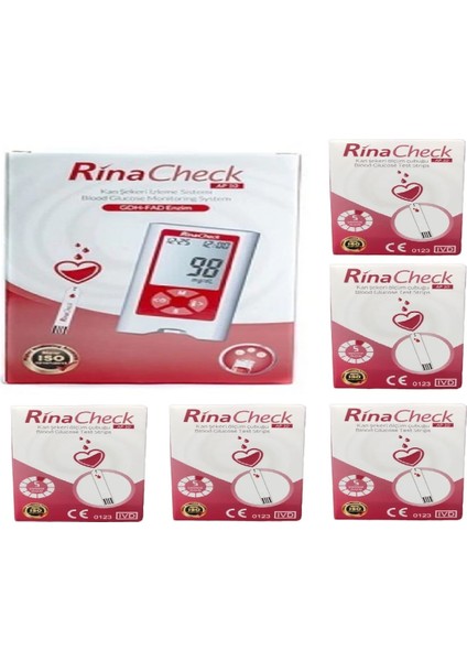 Ölçüm Cihazı + 5 Kutu (250 Ölçüm) Ölçüm Stribi