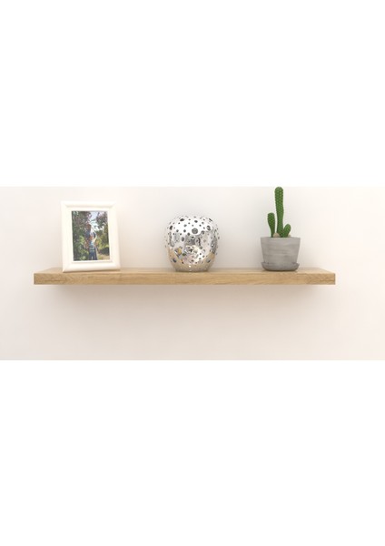 Masif Ahşap Duvar Rafları Kayın-10 Cm-40 Cm-3 cm